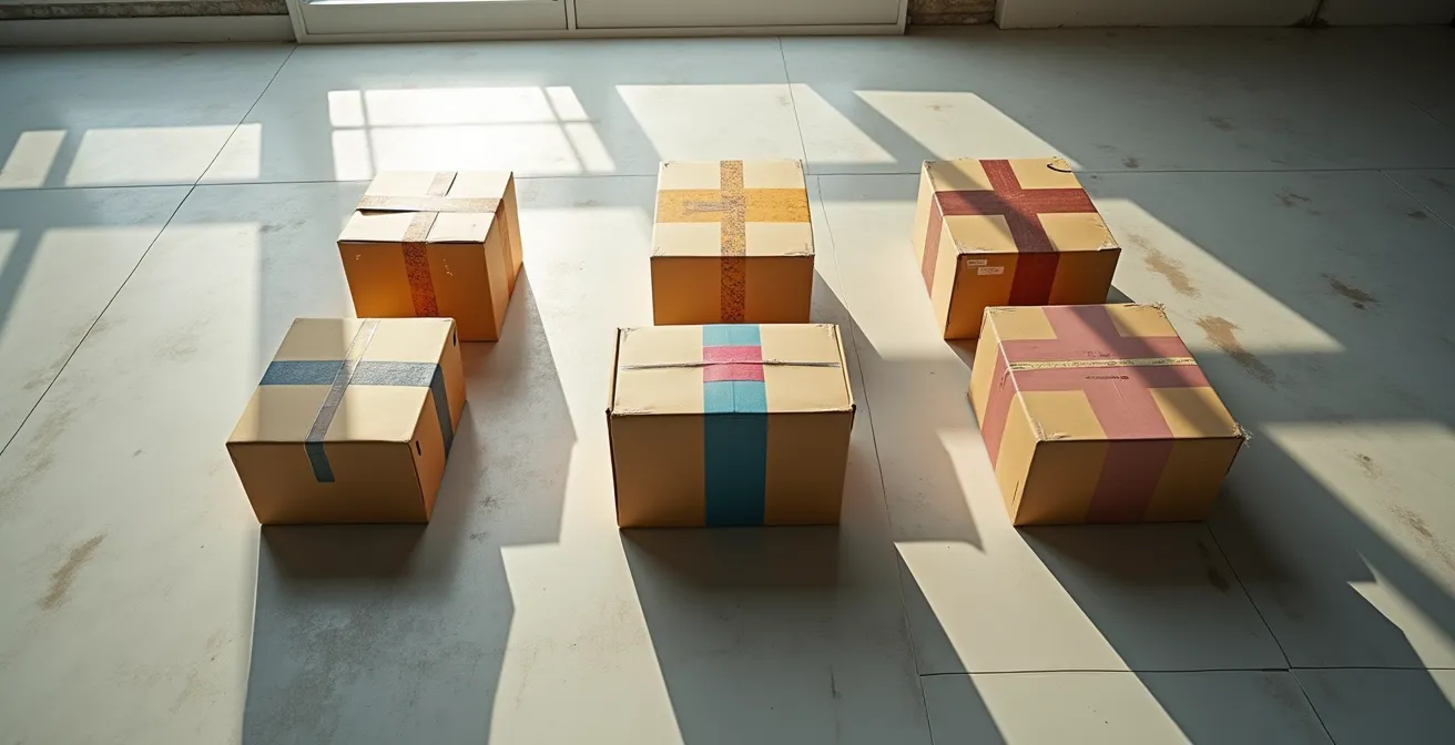 Strukturierte Gruppierung von Umzugsgut mit der Cluster-Methode für Schweizer Zoll