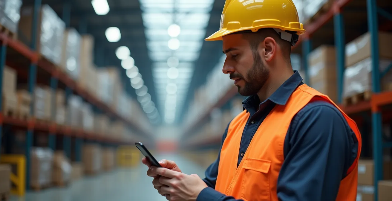 Digitale Erfassung von Palettenbewegungen mit mobiler App in der Schweiz