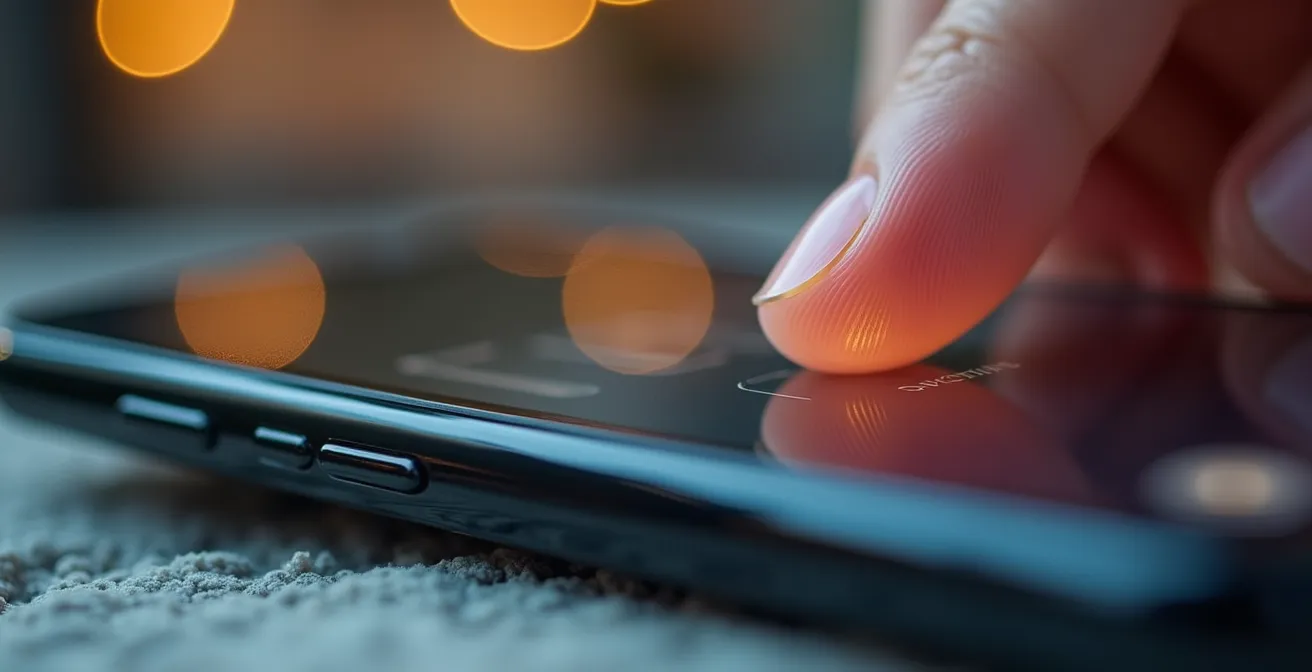 Smartphone mit mehrsprachigen Zustelloptionen in Schweizer Kontext