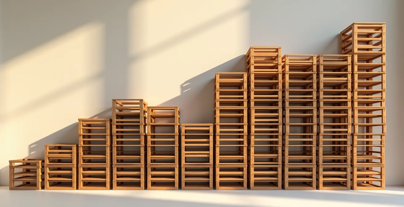 Datenanalysesystem für Lagerbedarfsprognose mit Diagrammen und Trends