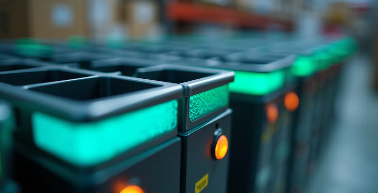 Put-to-Light-System auf Kommissionierwagen zur Fehlervermeidung