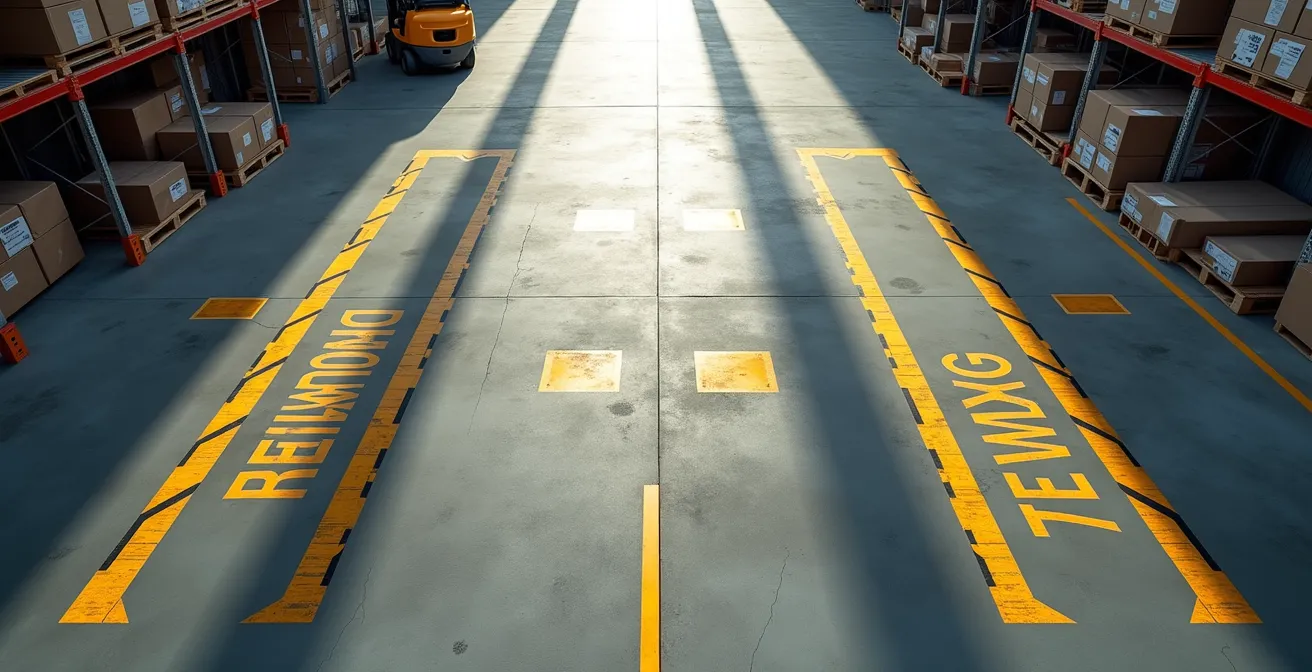 Zweistufiges Blocksystem für FIFO-Prinzip im Getränkelager